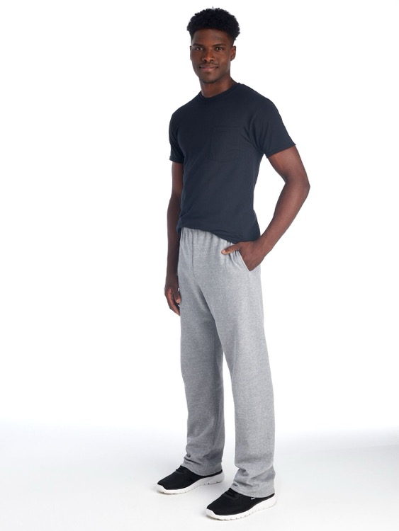 JERZEES NuBlend® Pocketed Open-Bottom Sweatpants 11