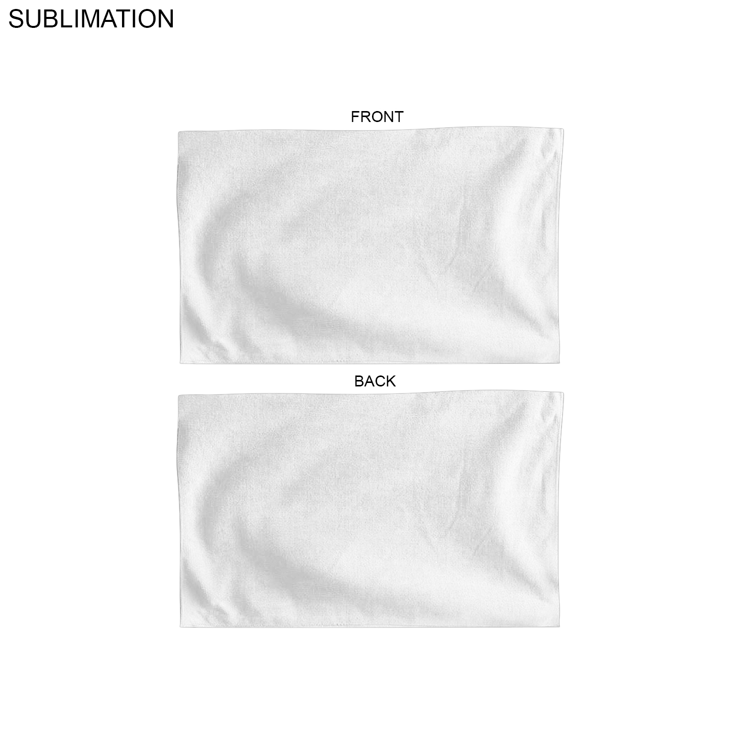 Microfiber Dri-lite Terry Branding Towel, 15x25, Sublimated Edge to Edge 2 sides 1