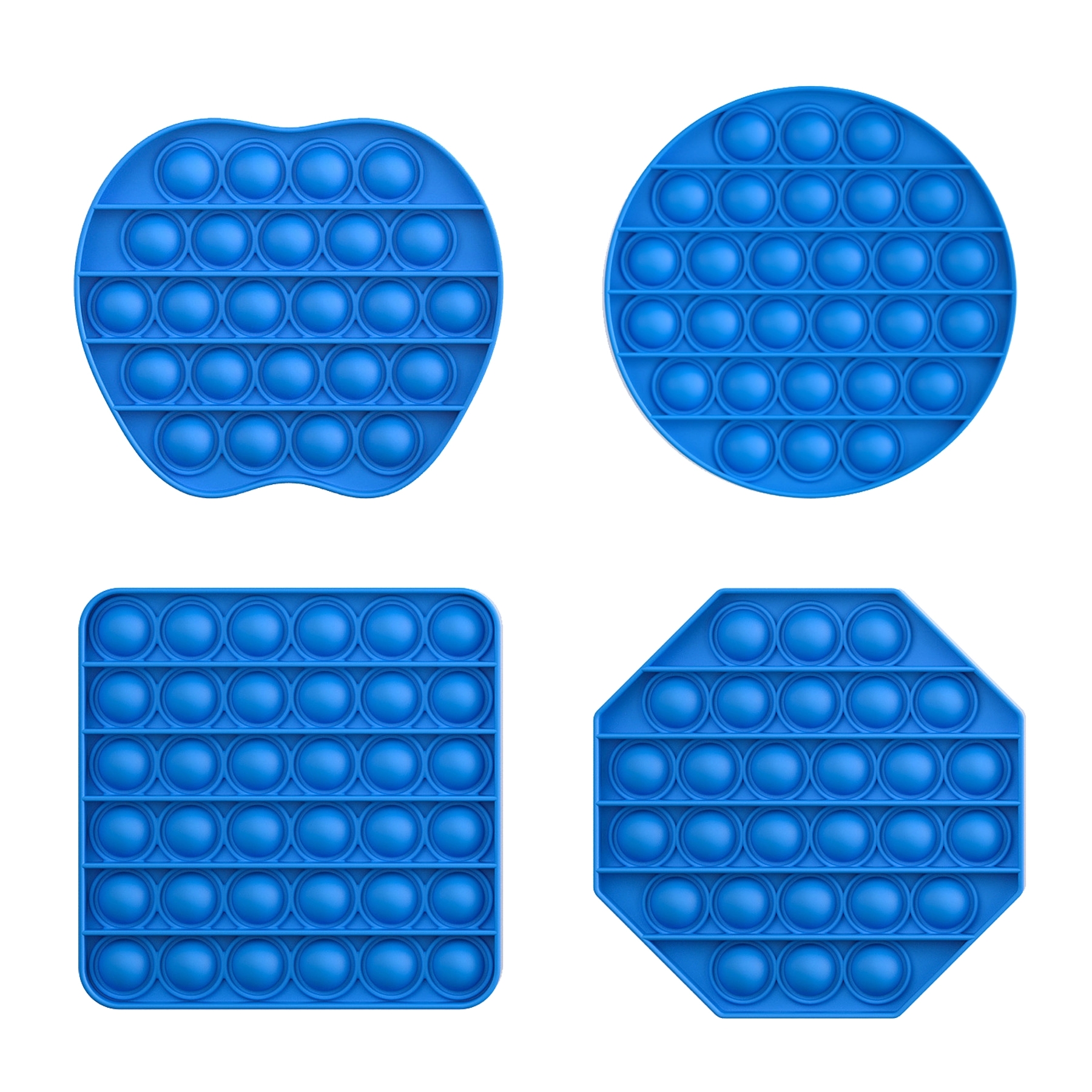 Silicone Push pop Bubble Fidget Toy Relieve Emotional Stress 6