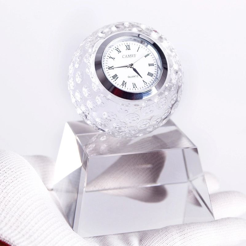 Crystal Golf Ball Clock 4