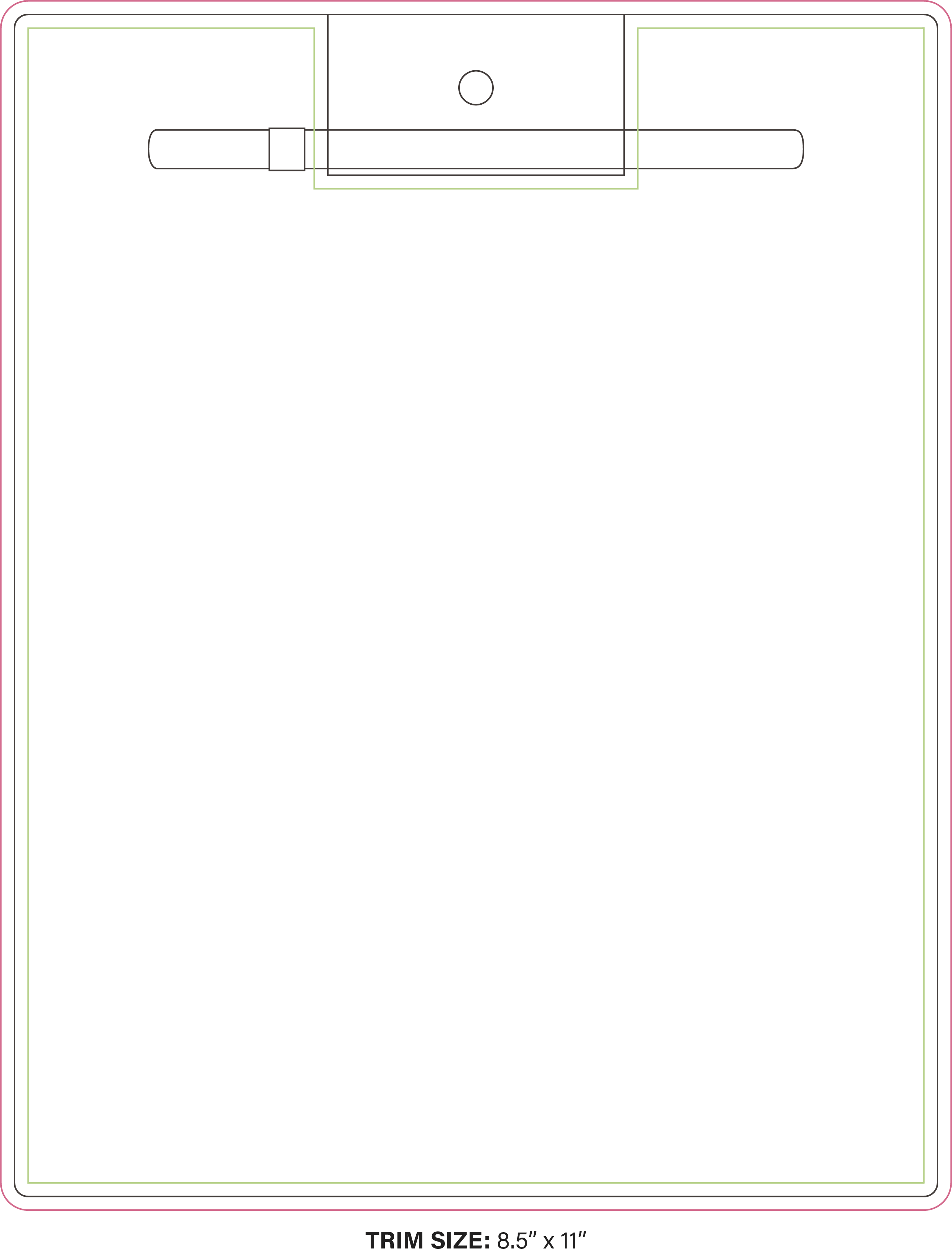 Healthcare Memo Board - 8.5x11 Laminated - 14 pt. 2