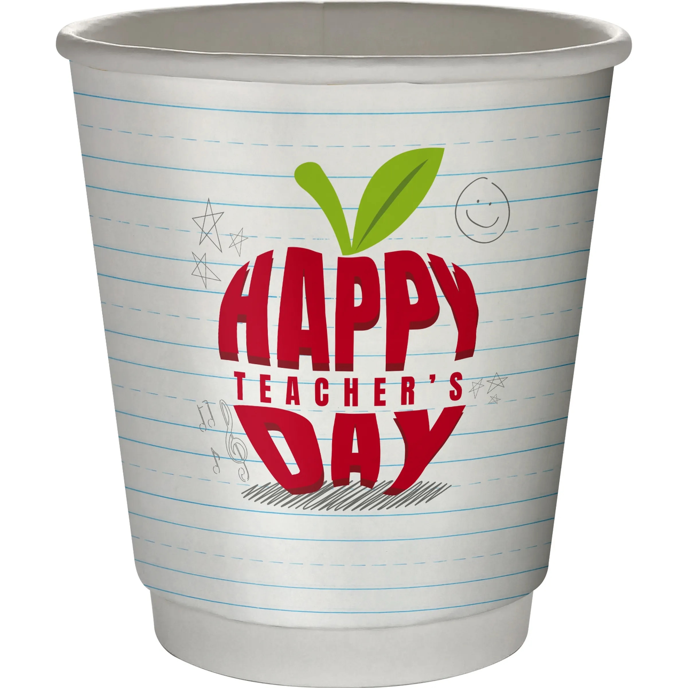 10 oz. Teacher Full Color Insulated Paper Cup 3