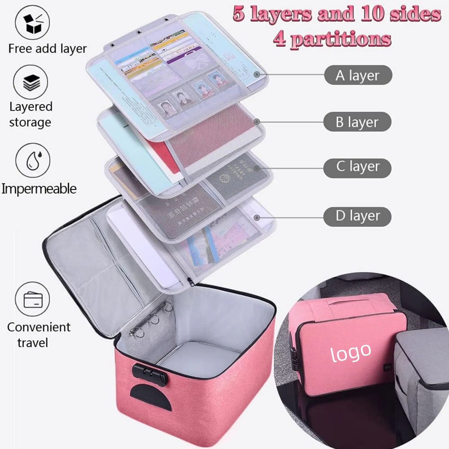 High Capacity Oxford Document Bag 4