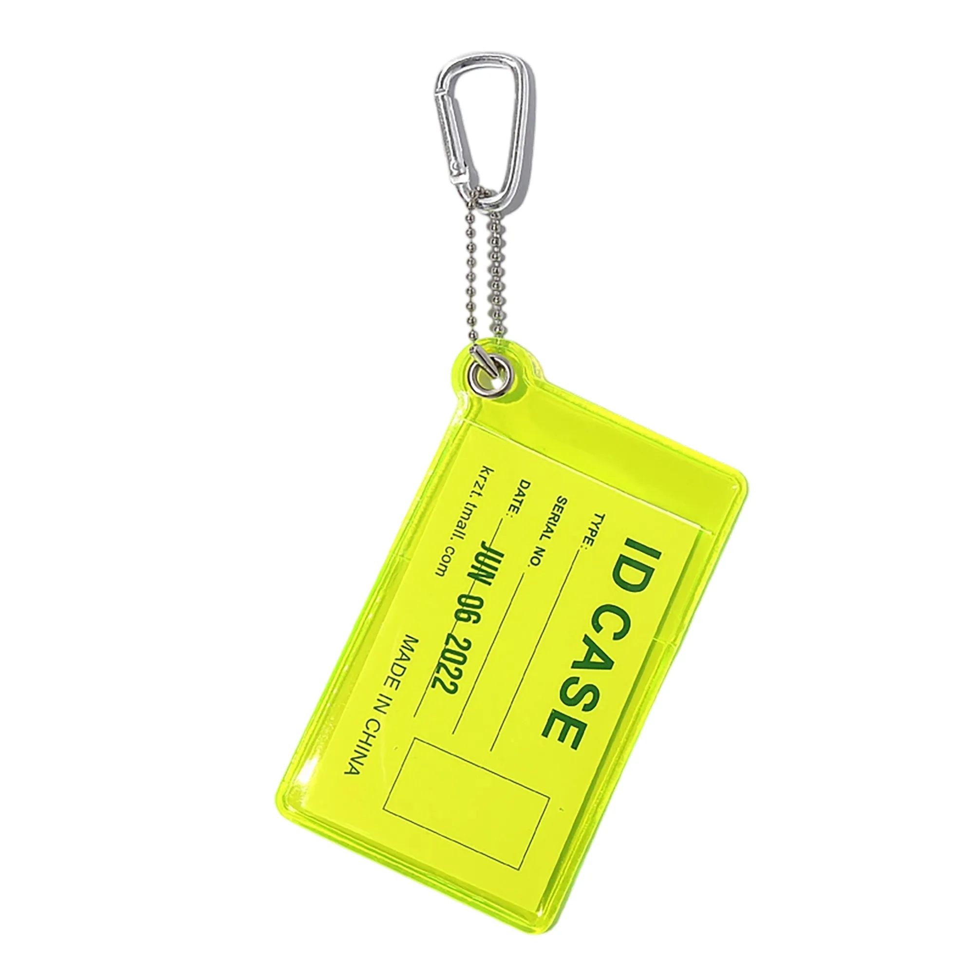 Transparent Vibrant ID Holder 9