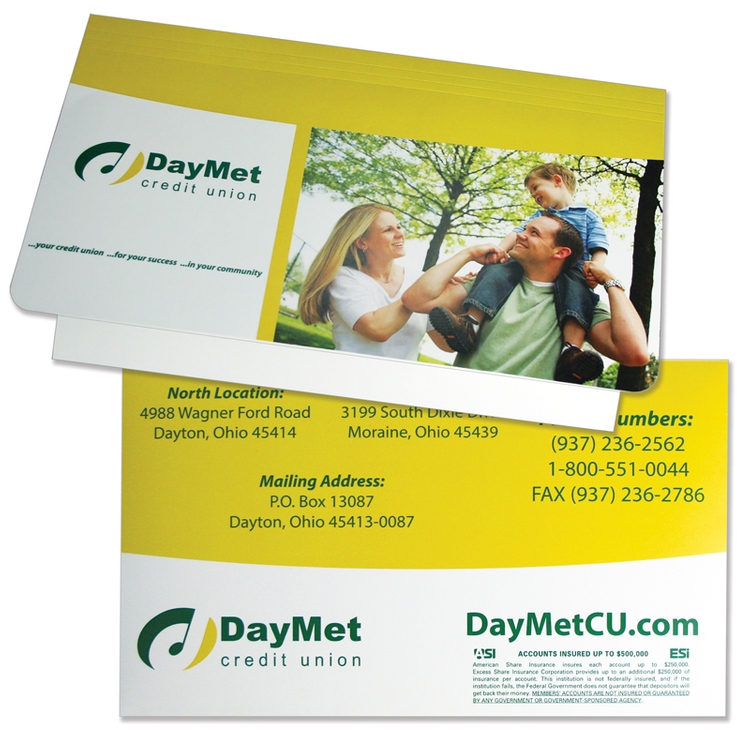 Digital Print Glove Box Wallet Style Folders 1