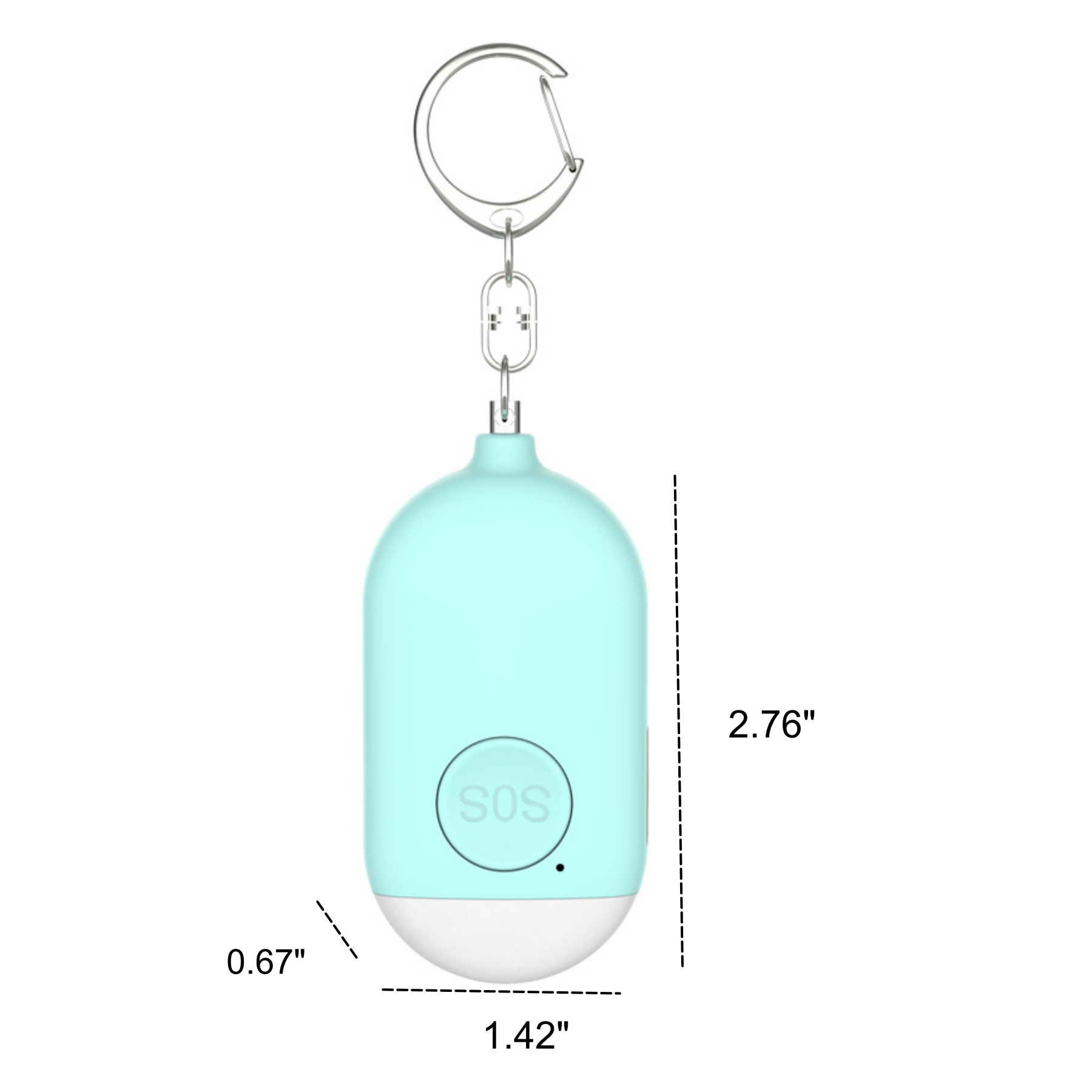 Rechargeable Security Alarm Keychain 2