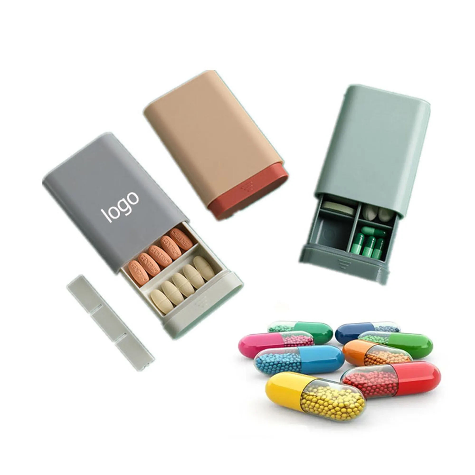 Moisture-Proof Travel Pill Case for Vitamin 1