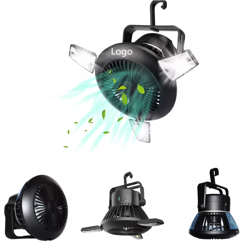 Portable LED Camping Lantern with Ceiling Fan 2