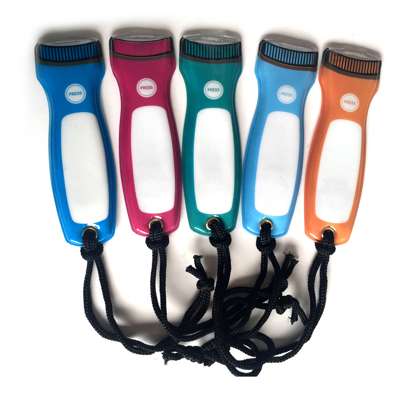 Magnetic Flat LED Flashlight with Wrist Strap Fridge Magnet 3