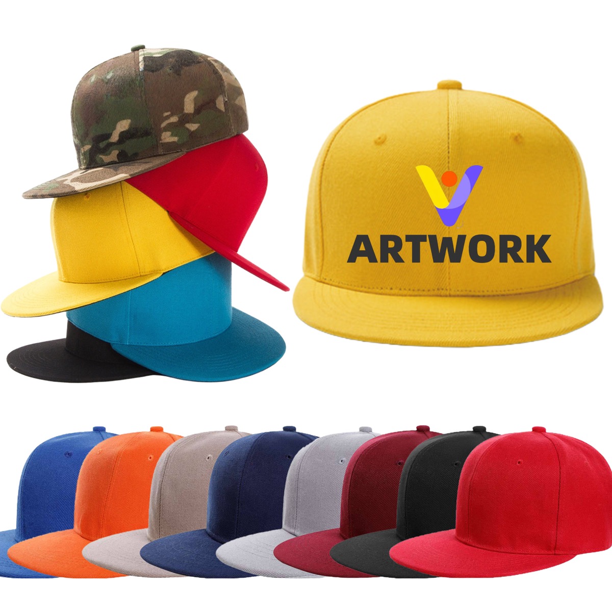 Classic Trucker Snapback Hat 4