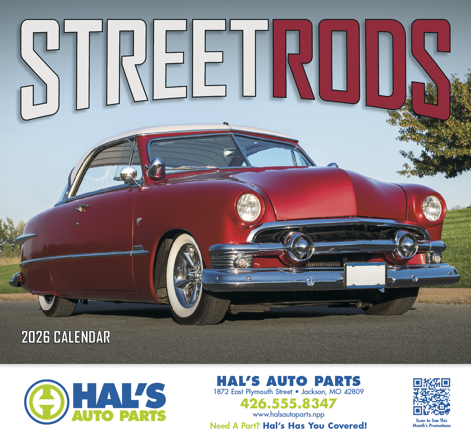 HotLine® Products Street Rod Fever Appointment Calendar - Stapled 56