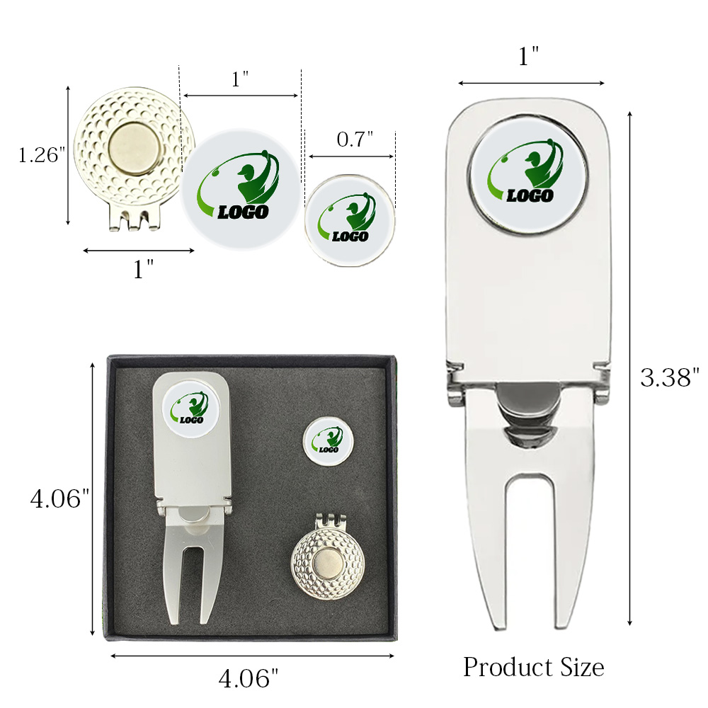 Golf Cigar Holder Divot Tool Gift Set 6