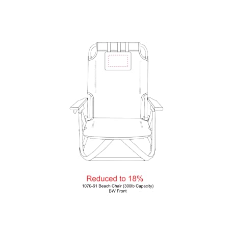 Beach Chair (300lb Capacity) 3