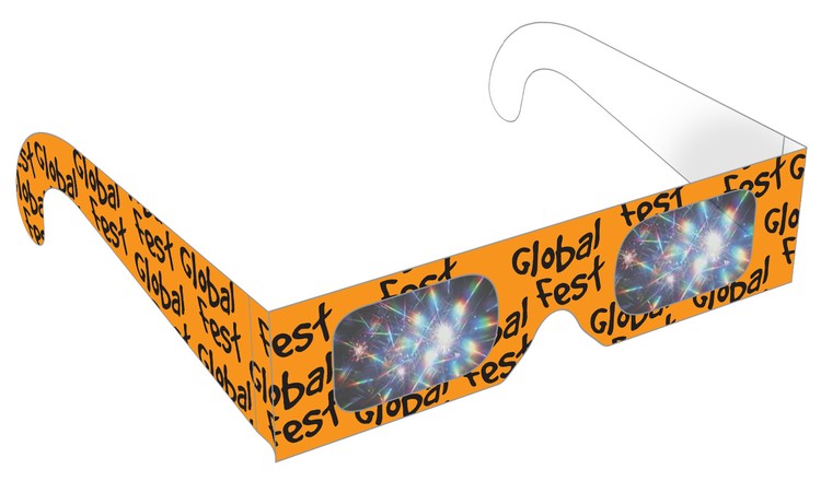 Fireworks Glasses - Neon Frames - Custom Imprint 6