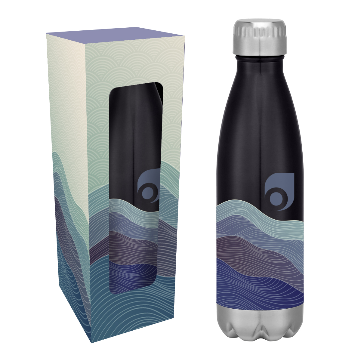 16 Oz. Swiggy Stainless Steel Bottle Gift Set
