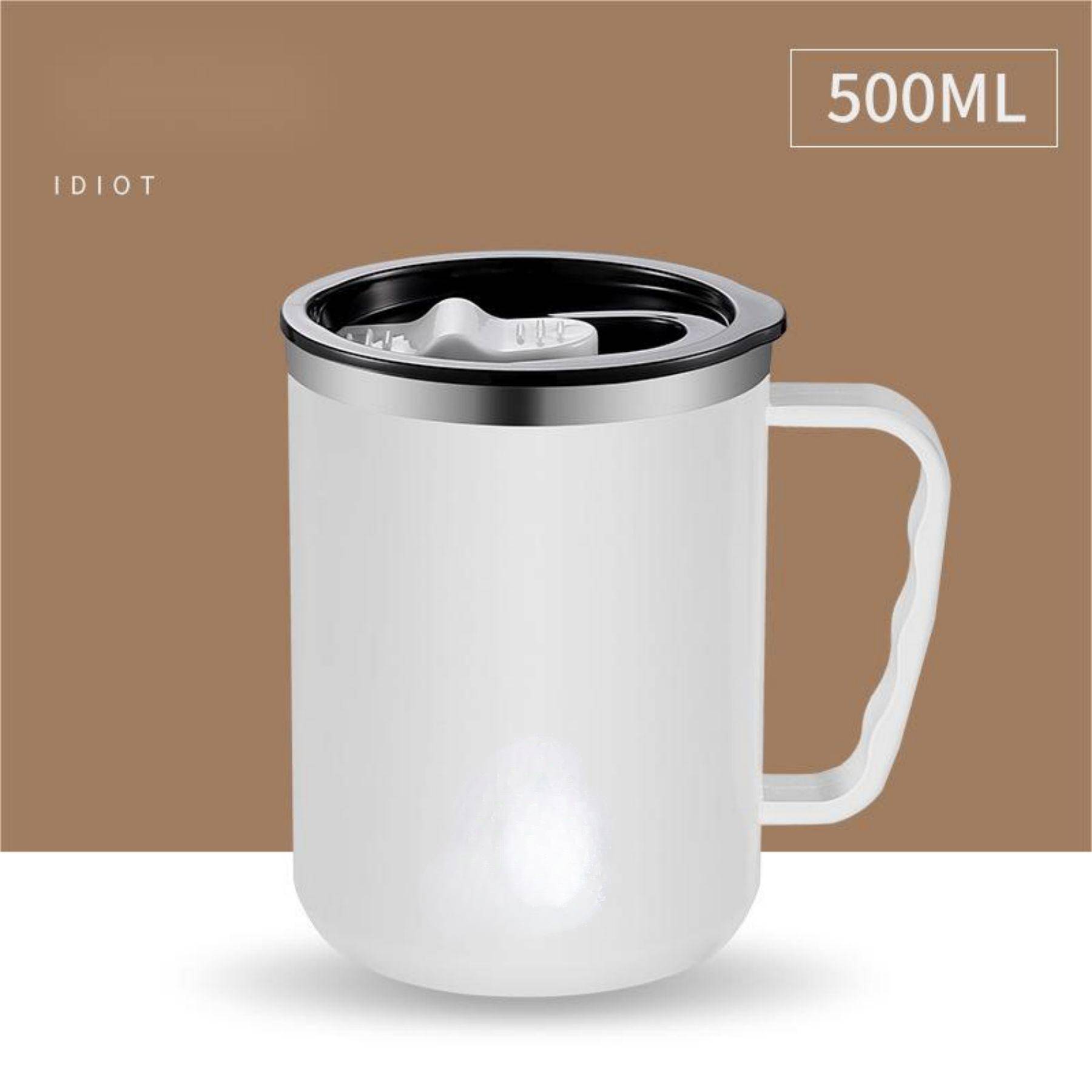 Double Stainless Steel Mug With Handle 8