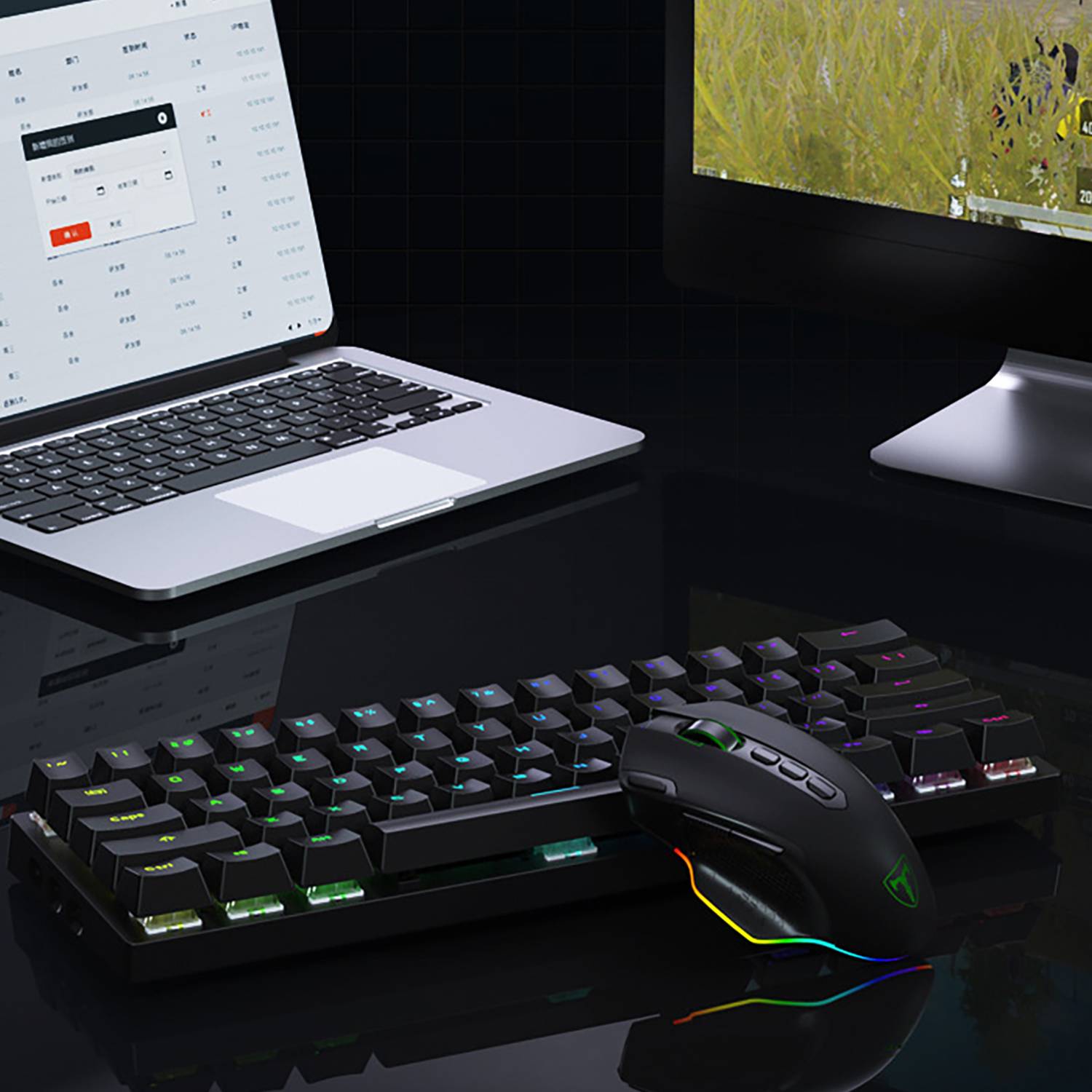 Rechargeable 50 Hour Battery Gaming & Office Dual-Mode Mouse 8