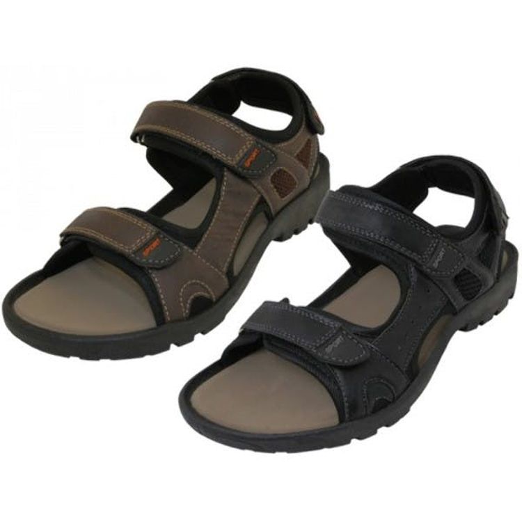 Men's Double Strap Sandals - 2 Colors Size 7-13 2