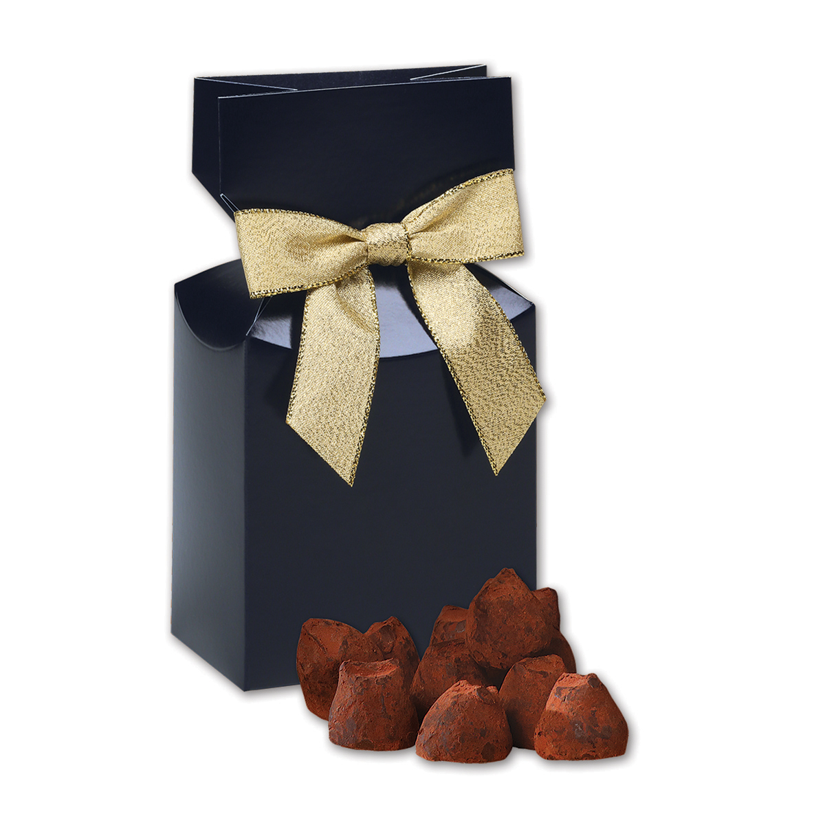 Cocoa Dusted Truffles in Navy Premium Delights Gift Box 3