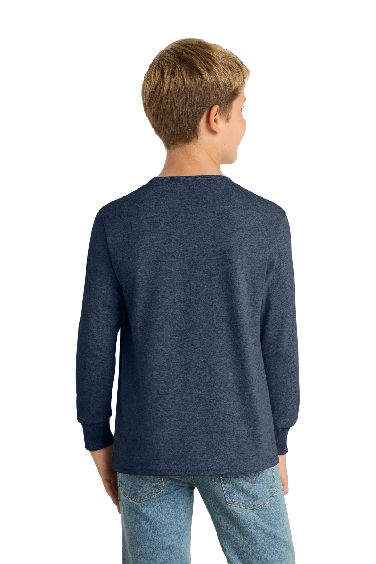 Port & Co Youth Long Sleeve Core Cotton Tee. PC54YLS 98