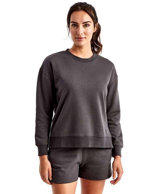 Women's Billie Side-Zip Crewneck Sweatshirt - TD600 9