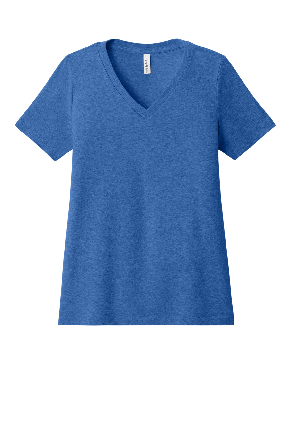 BELLA+CANVAS Women's Relaxed Heather CVC V-Neck Tee BC6405CVC 36