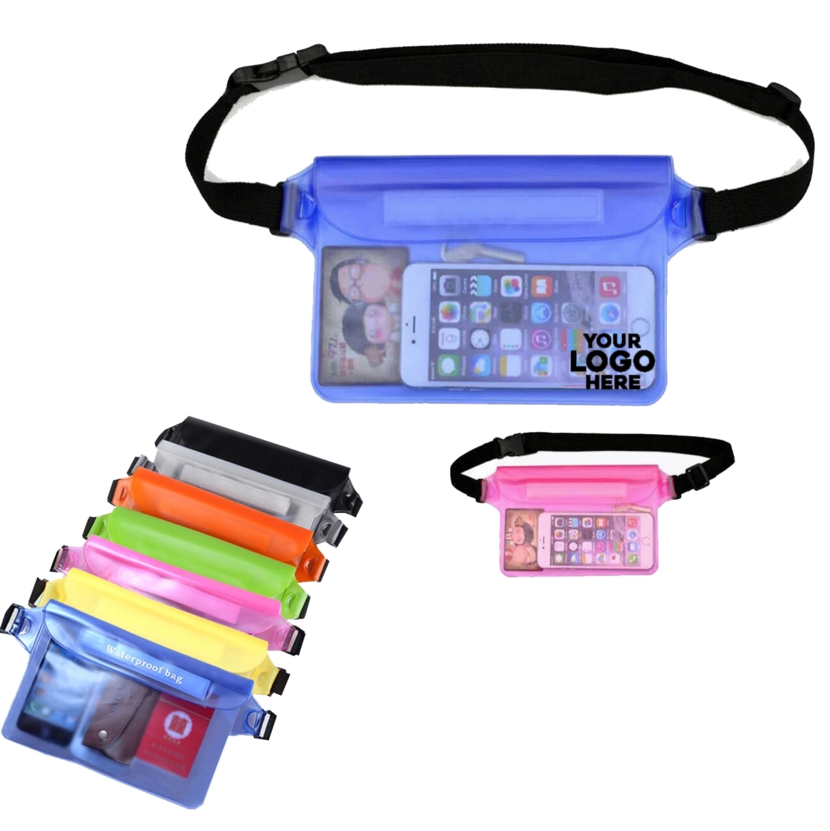 PVC waterproof waist bag outdoor sports bag 2