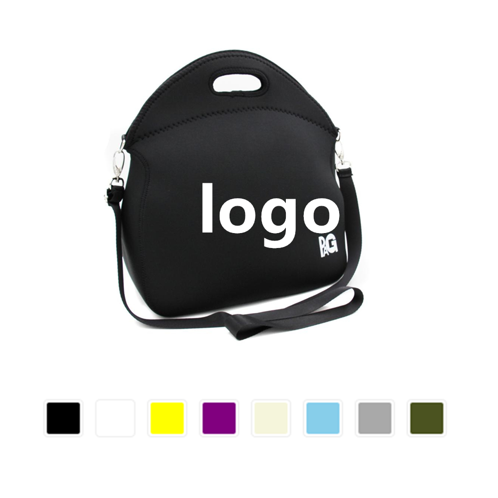 Neoprene Lunch Bag With Strap 2