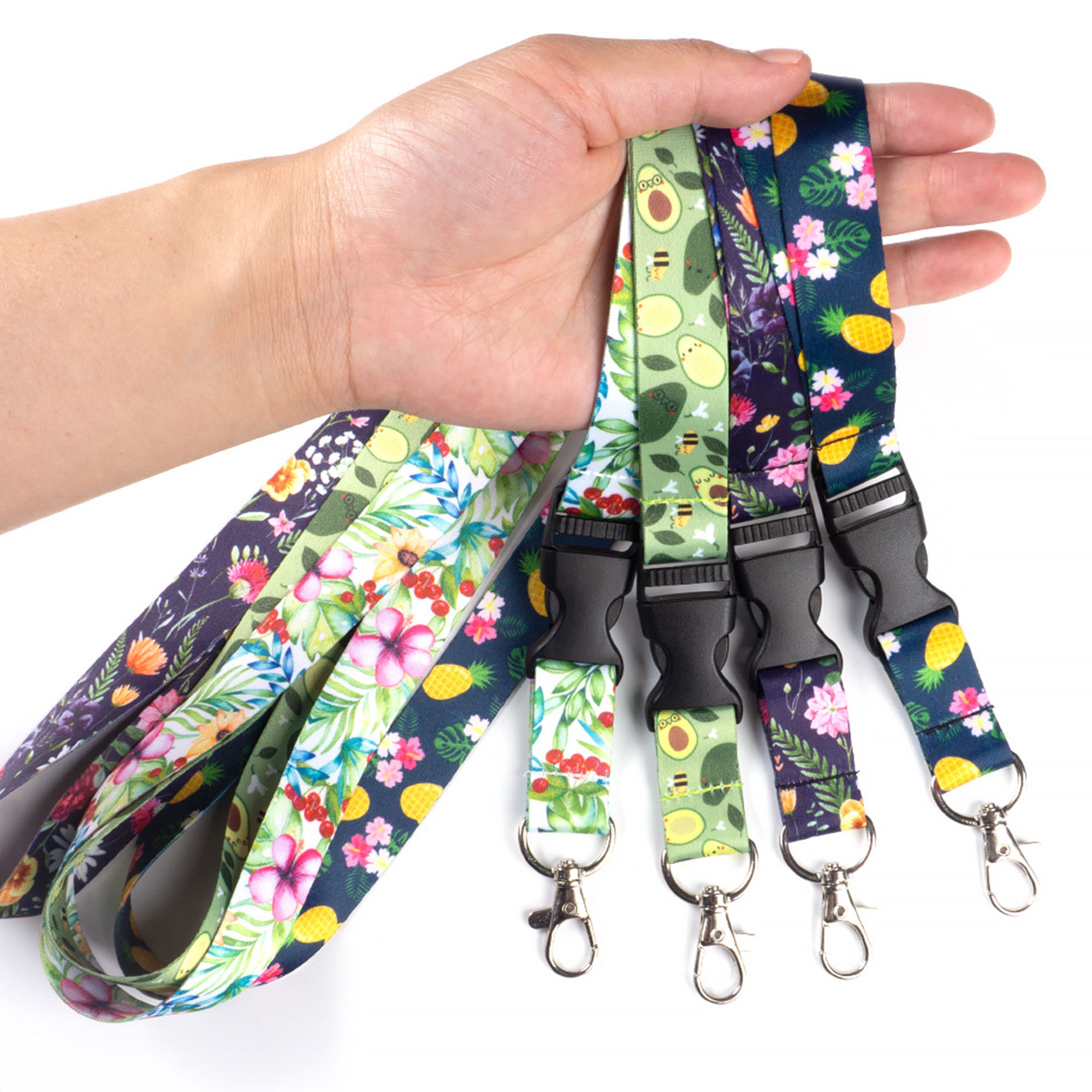 Neck Strap Lanyard with Detachable Buckle and Metal Hook 5