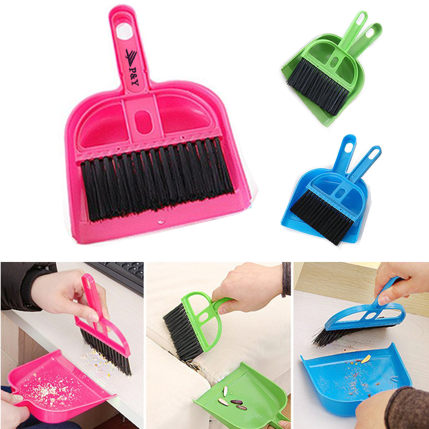 Mini Cleaning Brush And Dustpan Set 1