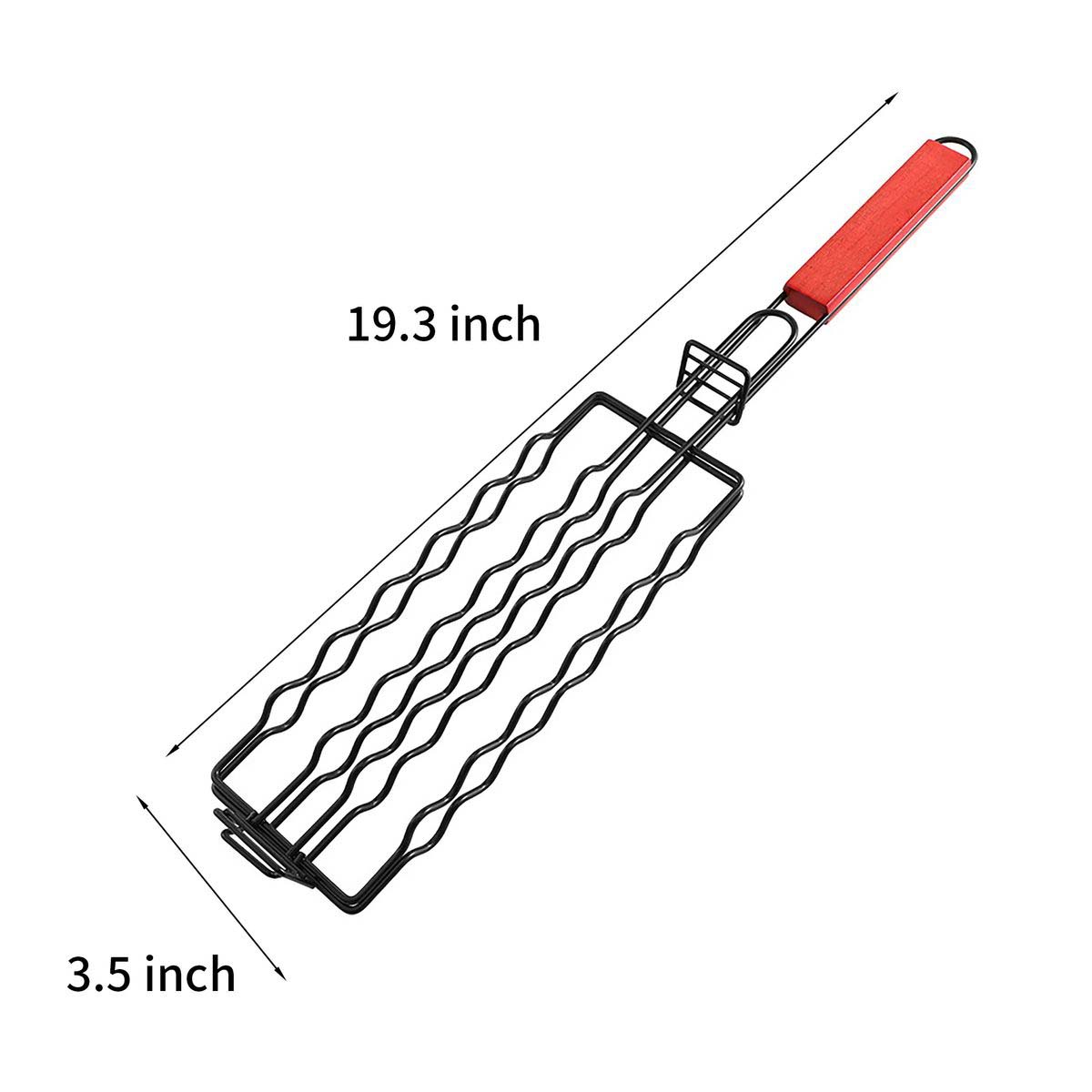 Portable Iron Basket for Barbecue and Picnic Cooking 4