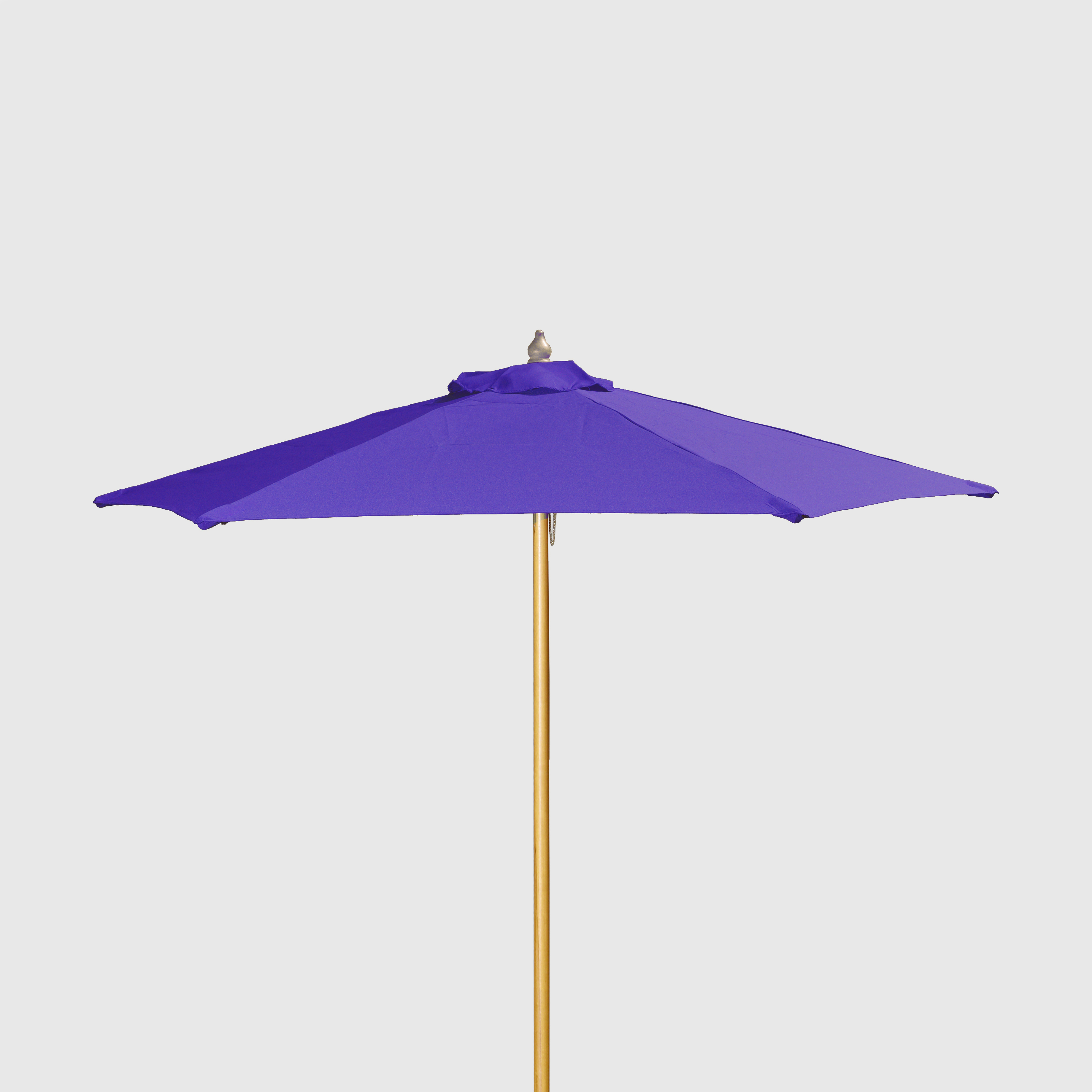 7' Wood Market Umbrella