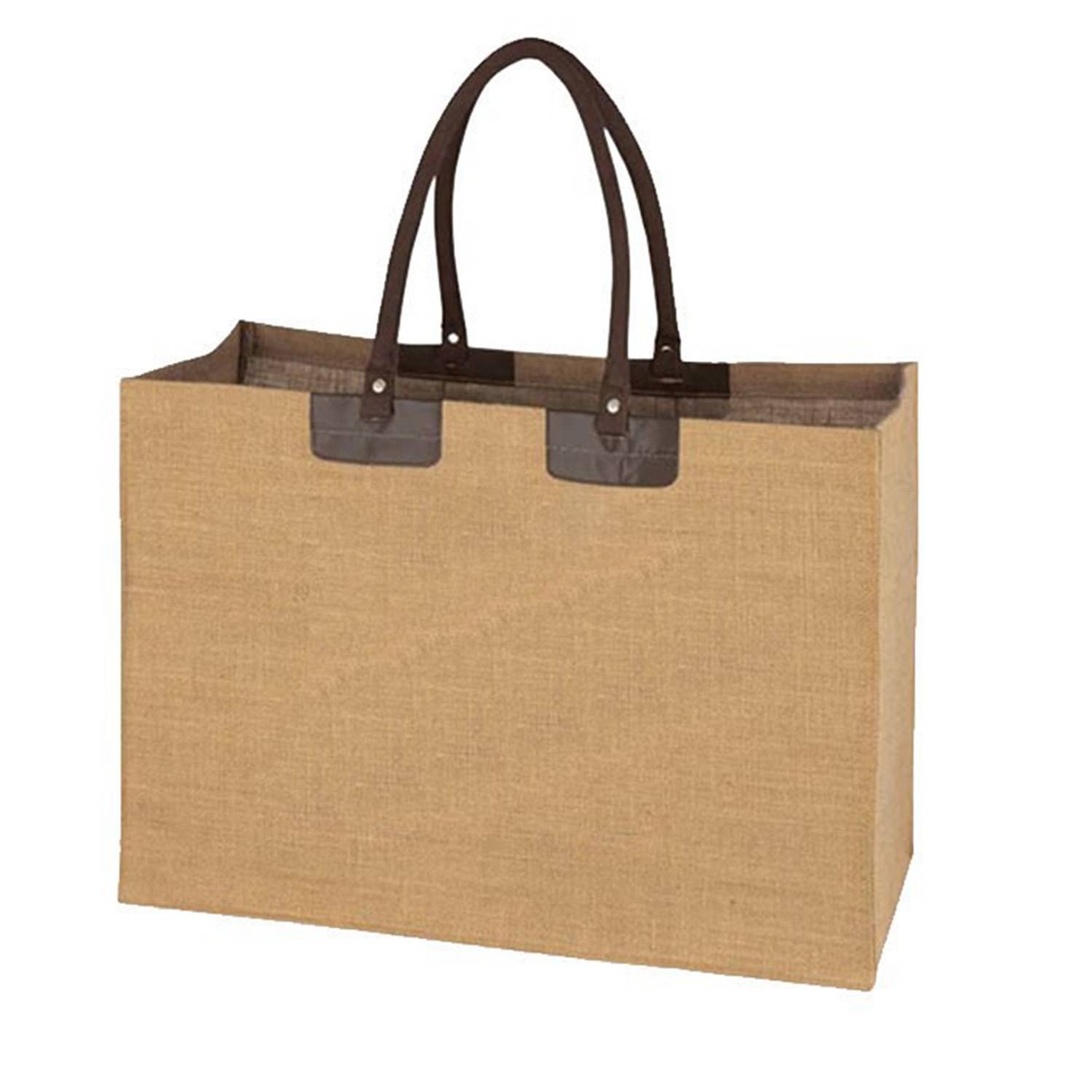 Large Capacity Jute Tote Bag, custom tote bag with logo imprint 6