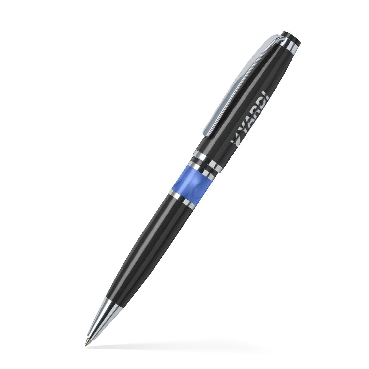 Resin Accented Brass Ballpoint Twist Metal Pen 16