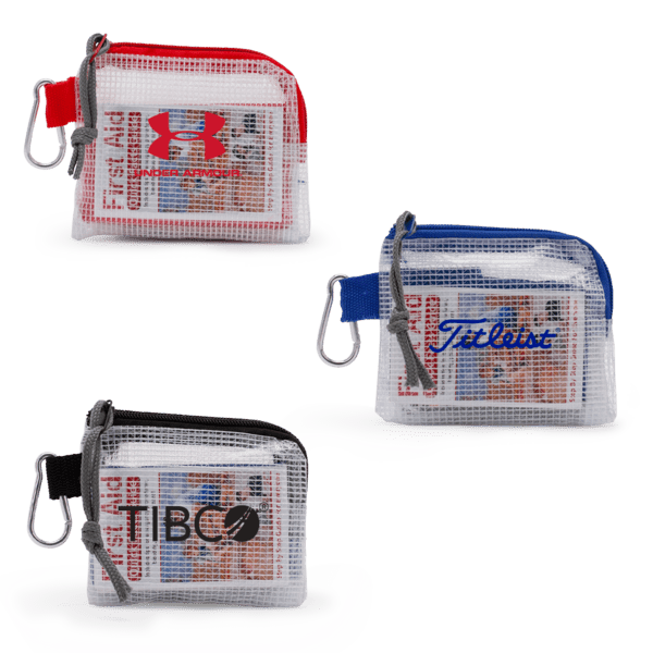 Golf Safety & First Aid Kit in a Zippered Clear Nylon Bag 1