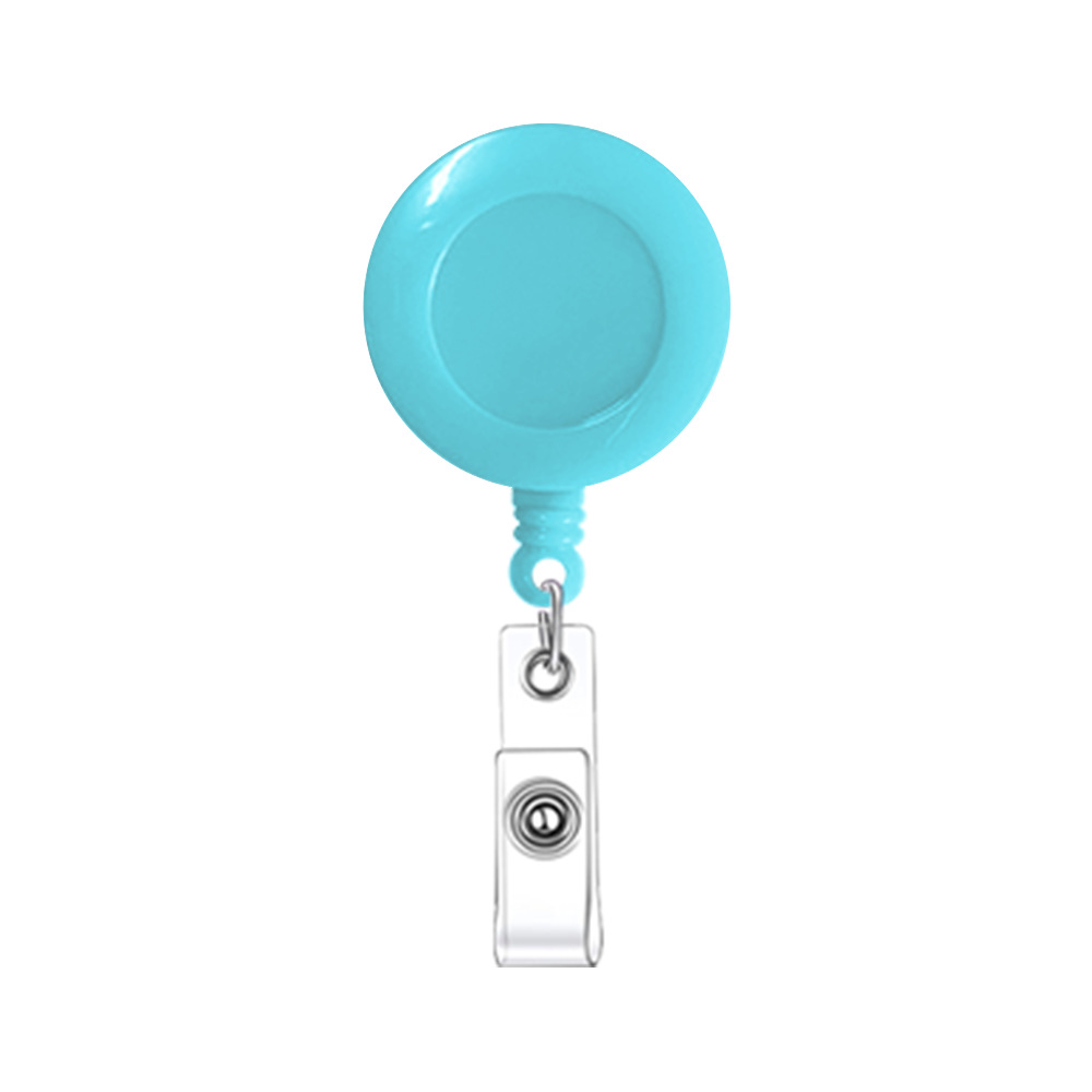 Round Retractable Badge Holder W/ Clip 4