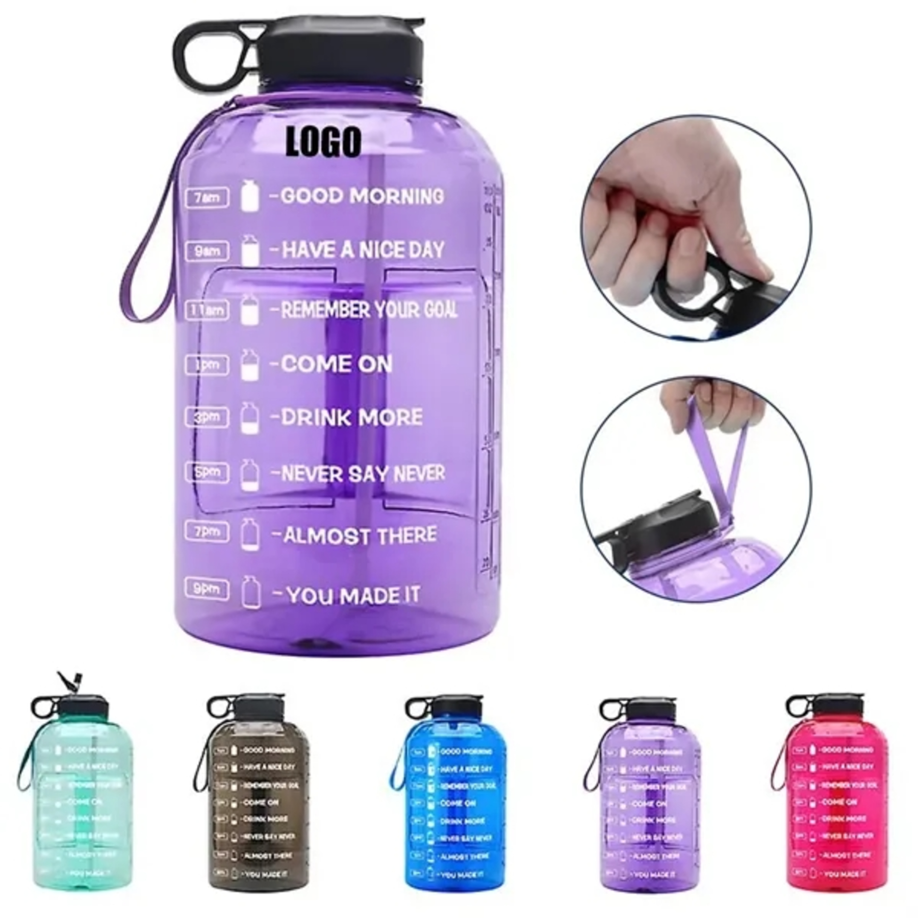 1 Gallon Plastic Large Capacity Bottle 1