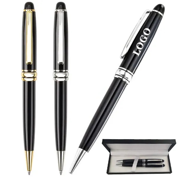 High Quality Twist Action Metal Ballpoint Pen 4