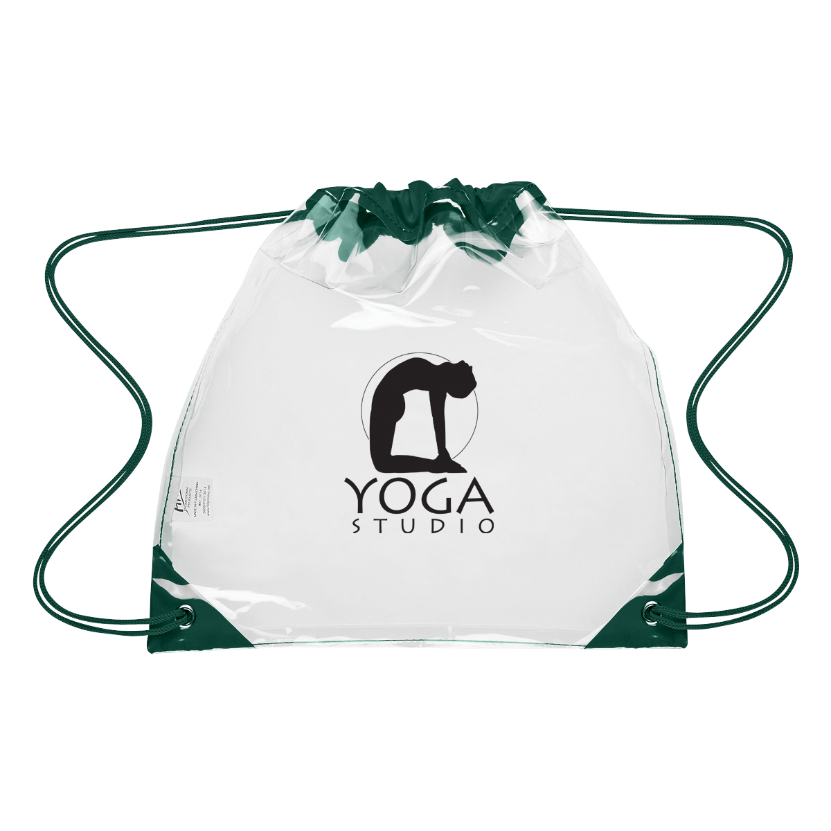 Touchdown Clear EVA Drawstring Backpack 10