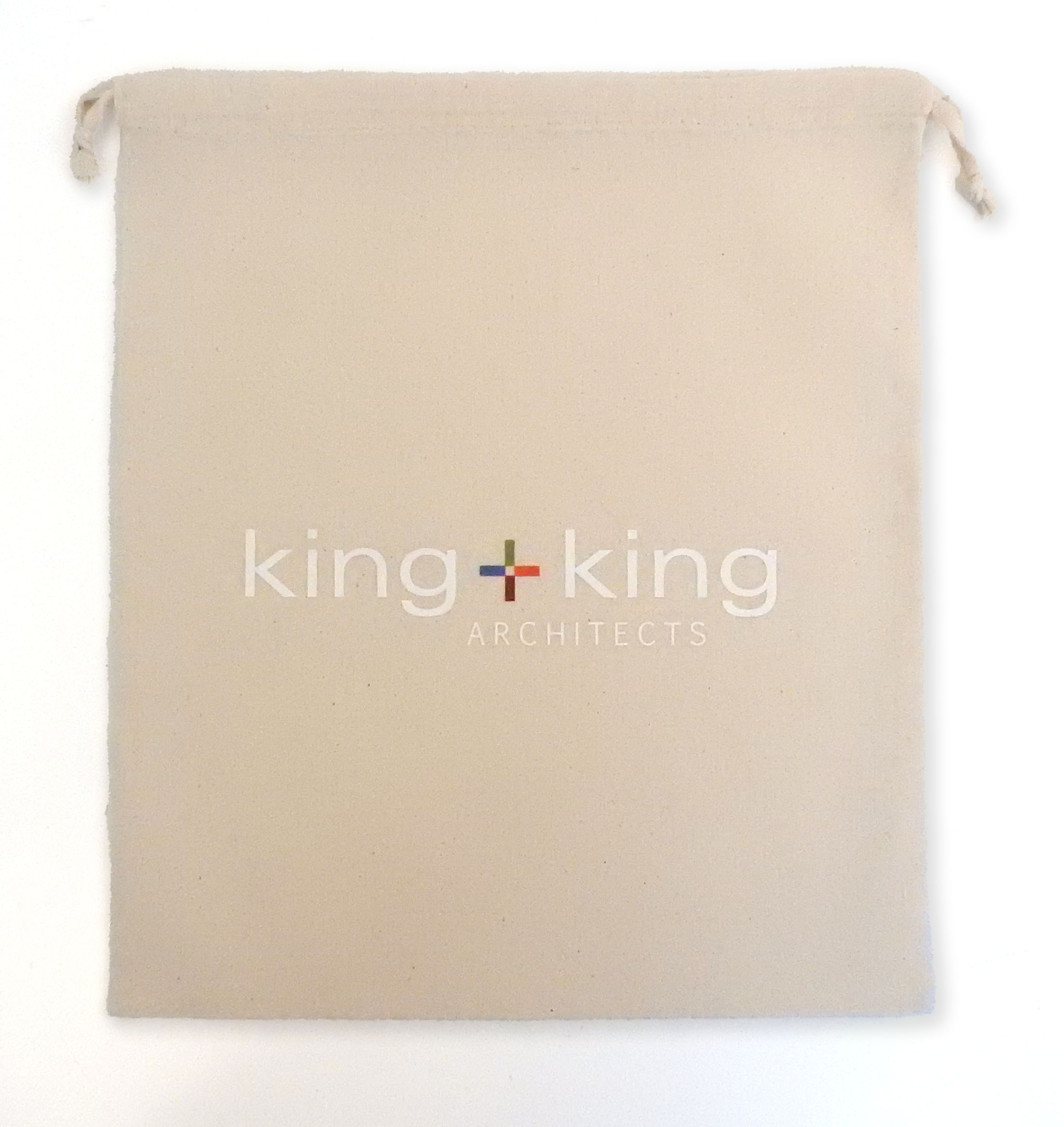Weedy 100% Natural Cotton Drawstring Bag 12x14" 3