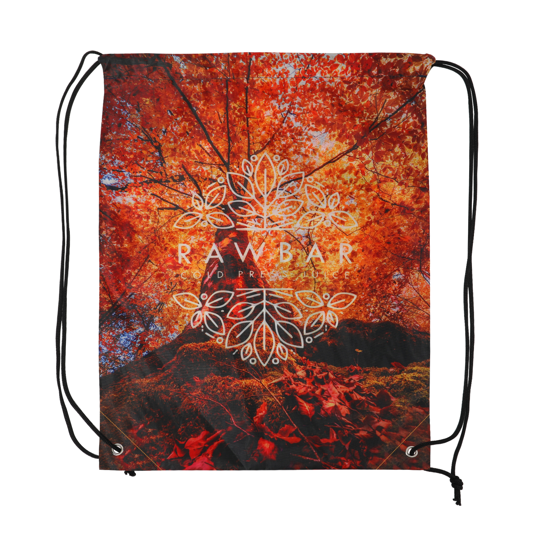 14" x 17" Dye-Sublimated Drawstring Backpack 9