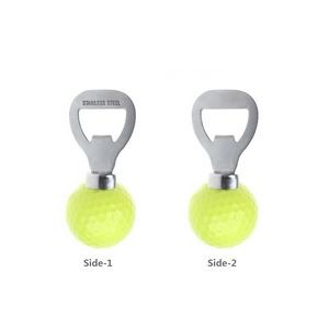 Charming Golf Ball Shaped Beer Bottle Opener Stainless Steel 22
