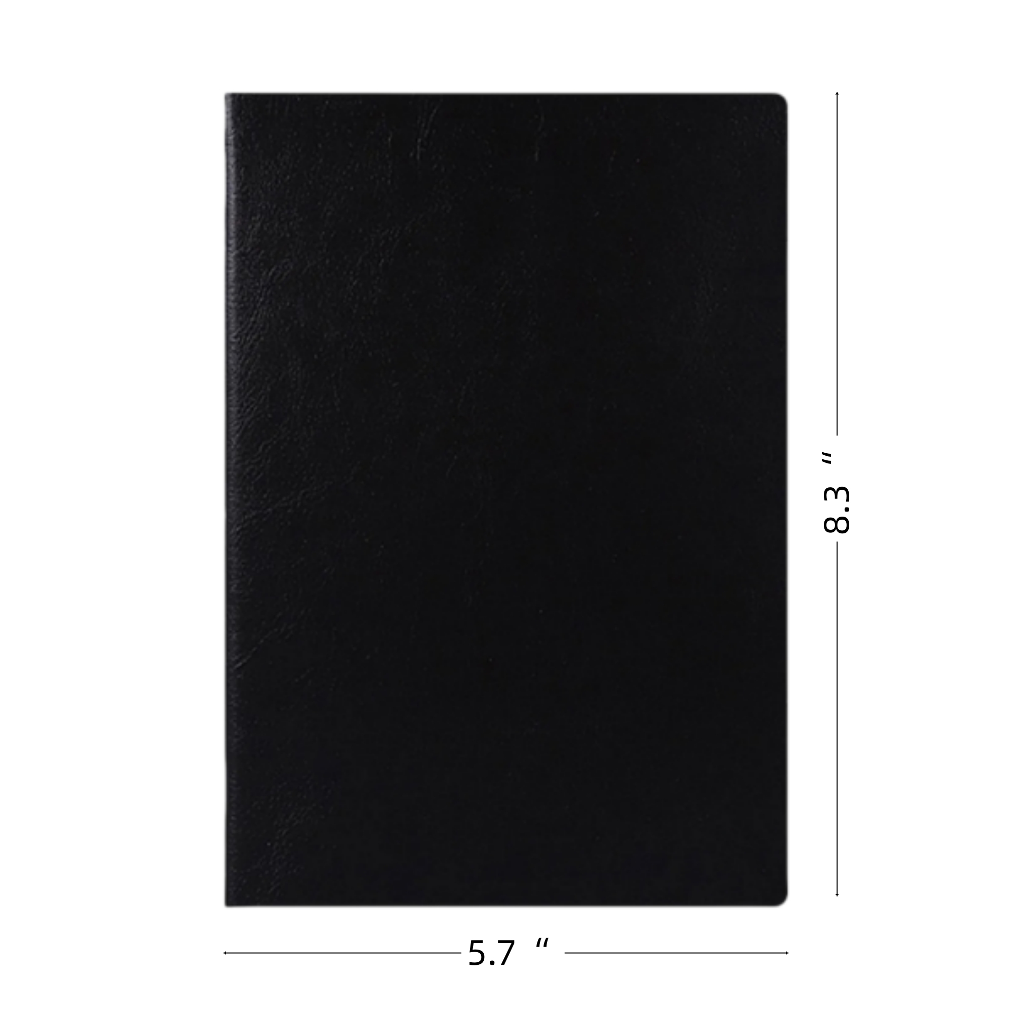 MOQ30 A5 PU Leather Hardcover Thick Journal Notebook 2