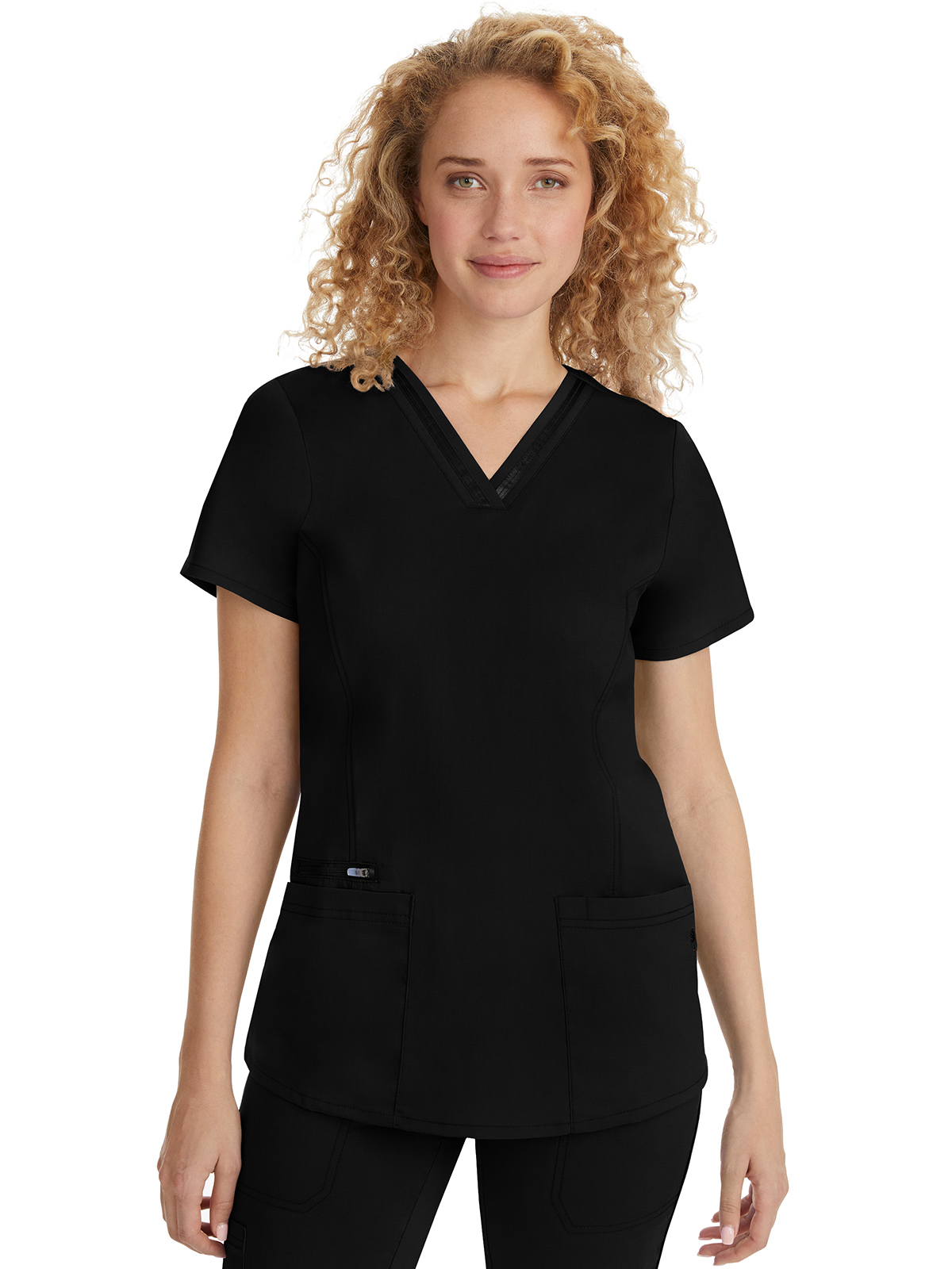 Healing Hands - HH Purple Label - Women's 3-Pocket Jasmin Ribbon Trim Top 8