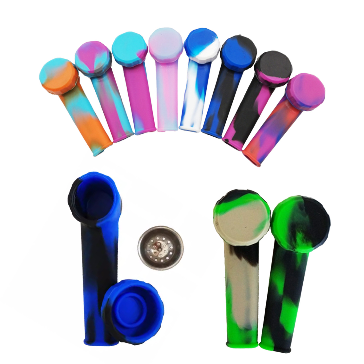 Silicone Smoking Tobacco Pipe 9