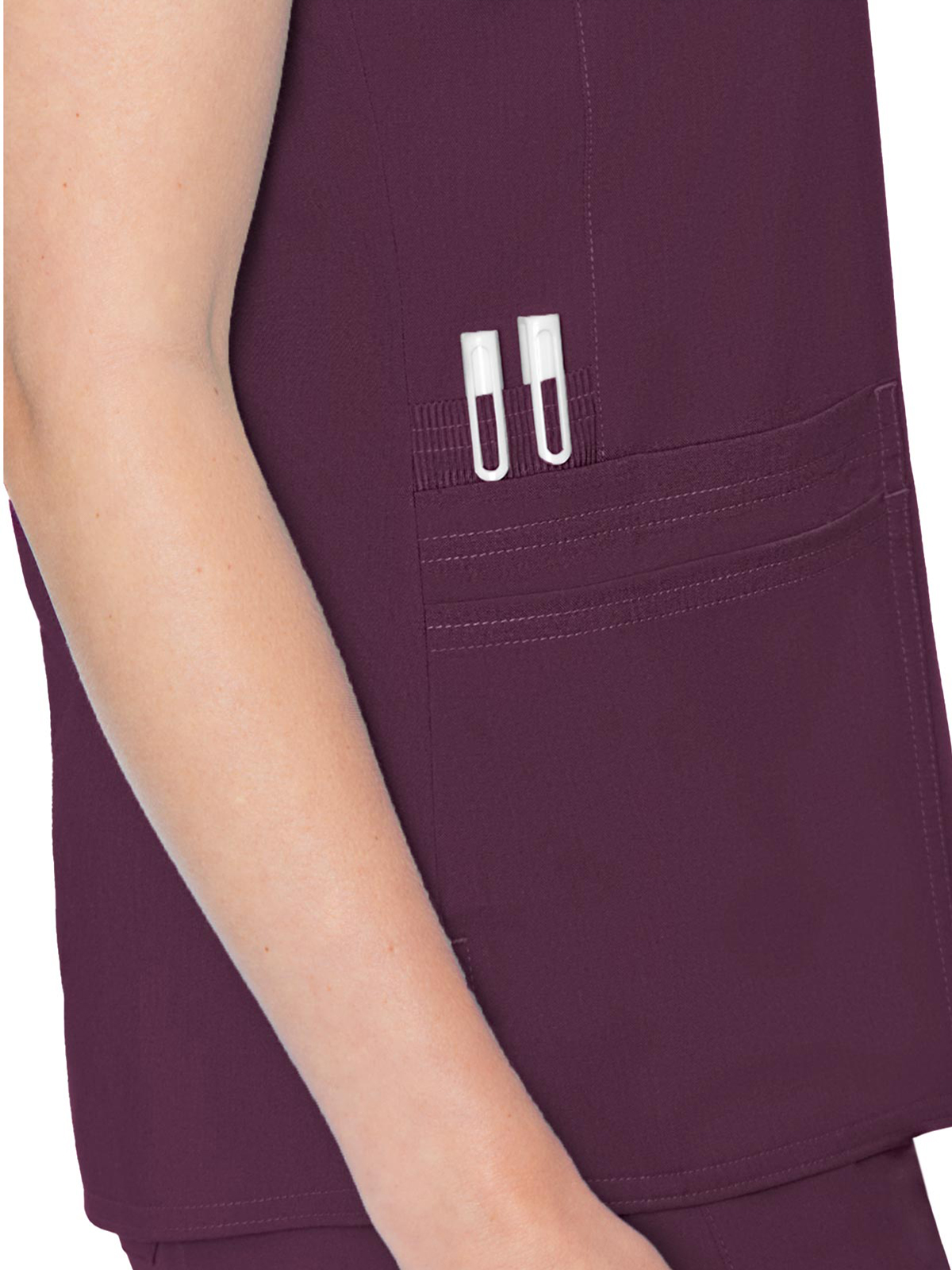 Med Couture - MC Touch - Women's 6-Pocket Raglan Sleeve Top 25