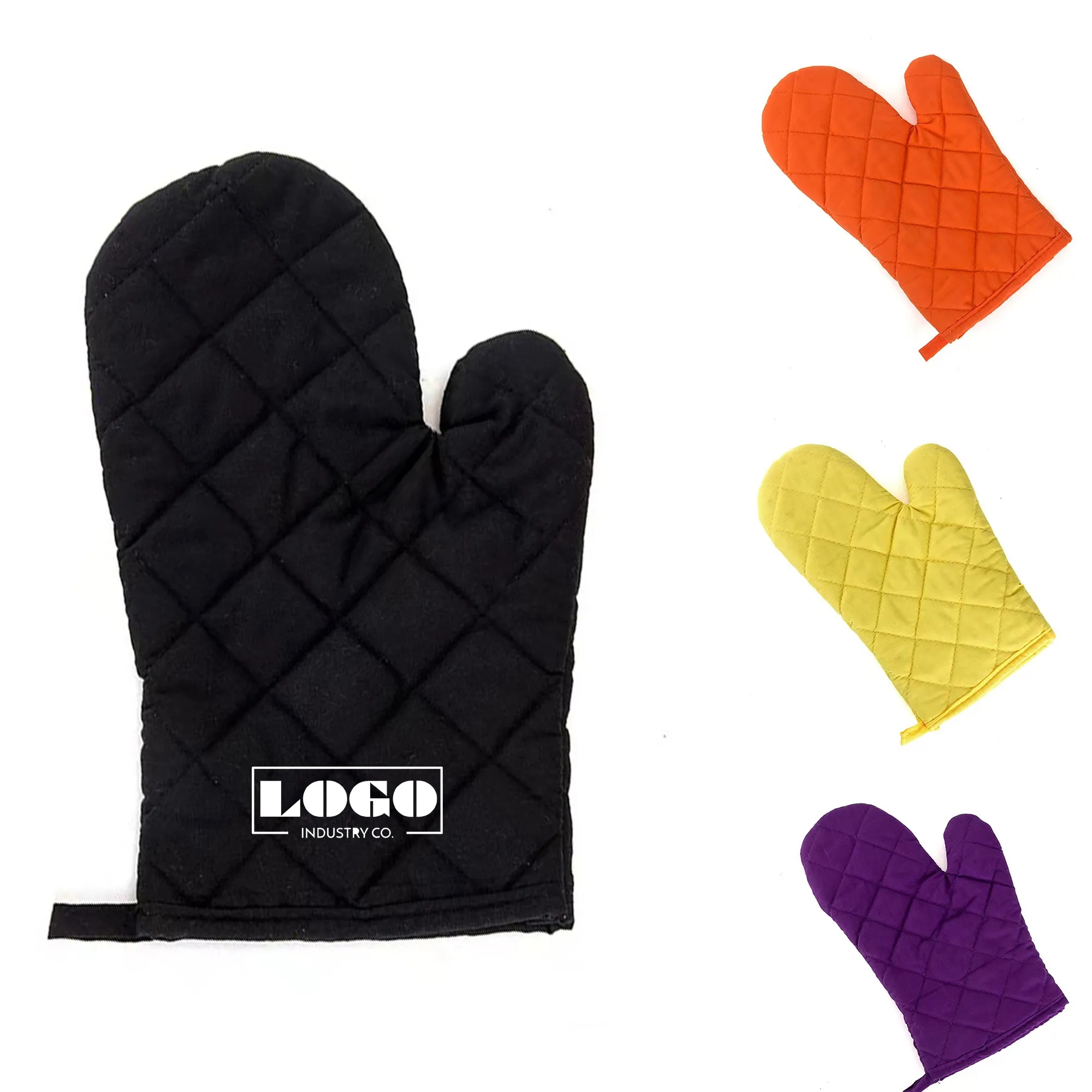 Heat Resistant Oven Mitts Glove 5