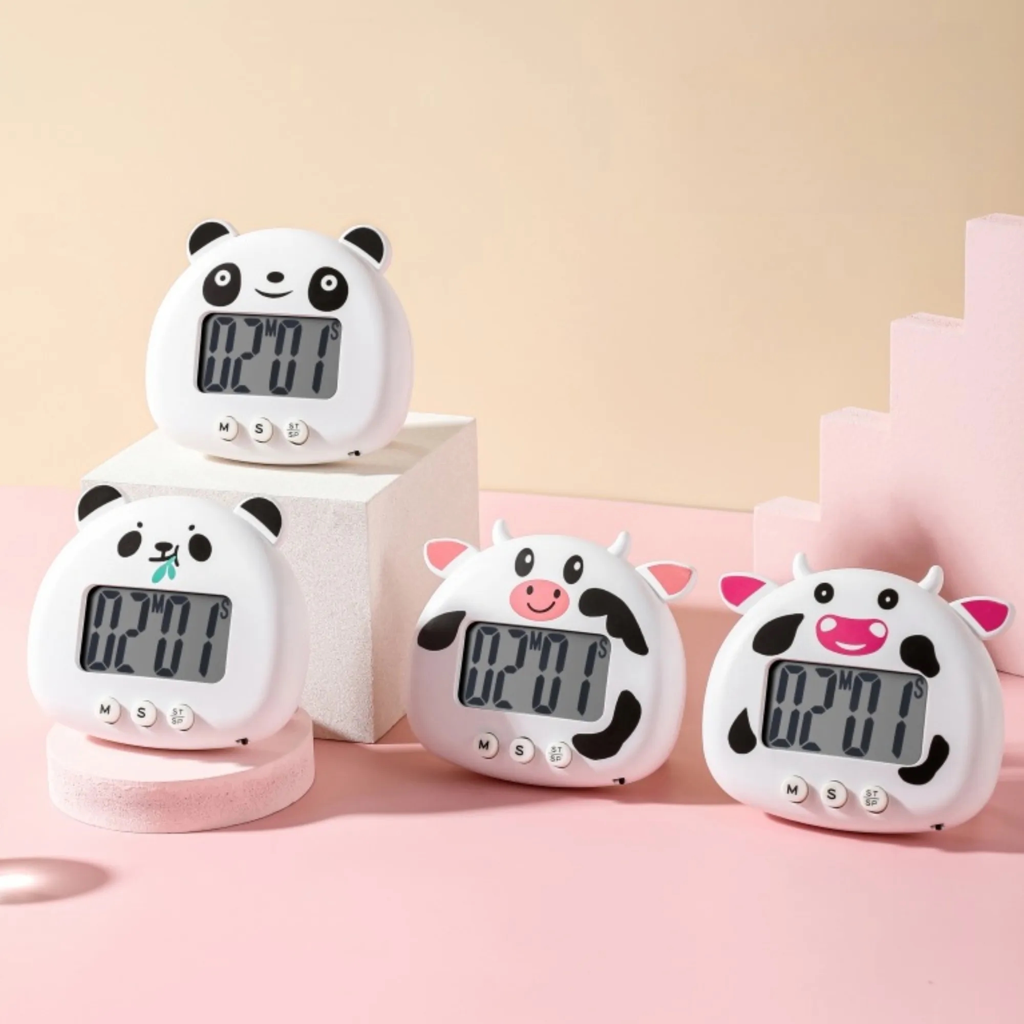 Cartoon Animal Digital Timer Magnetic Family Kitchen Promo 1