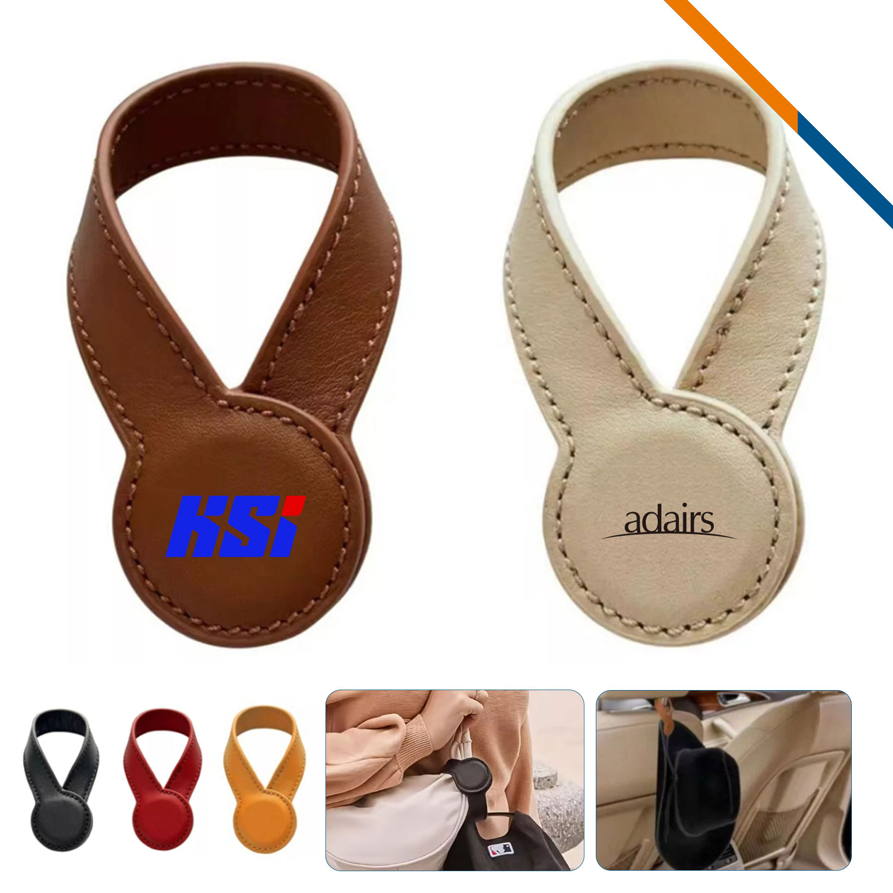 Hikcli Magnetic PU Leather Hat Clip 13