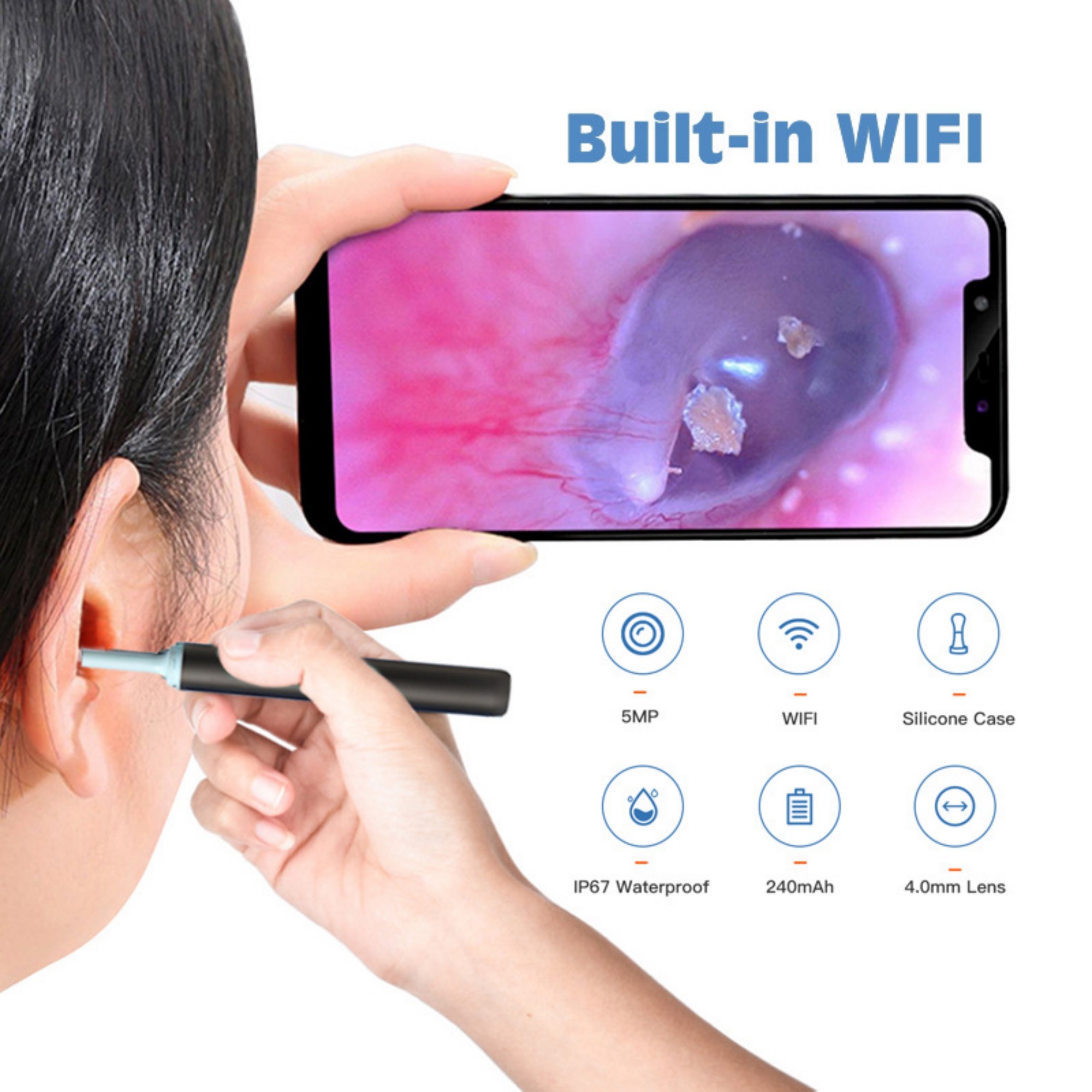 Wireless HD Camera Ear Cleaner 2